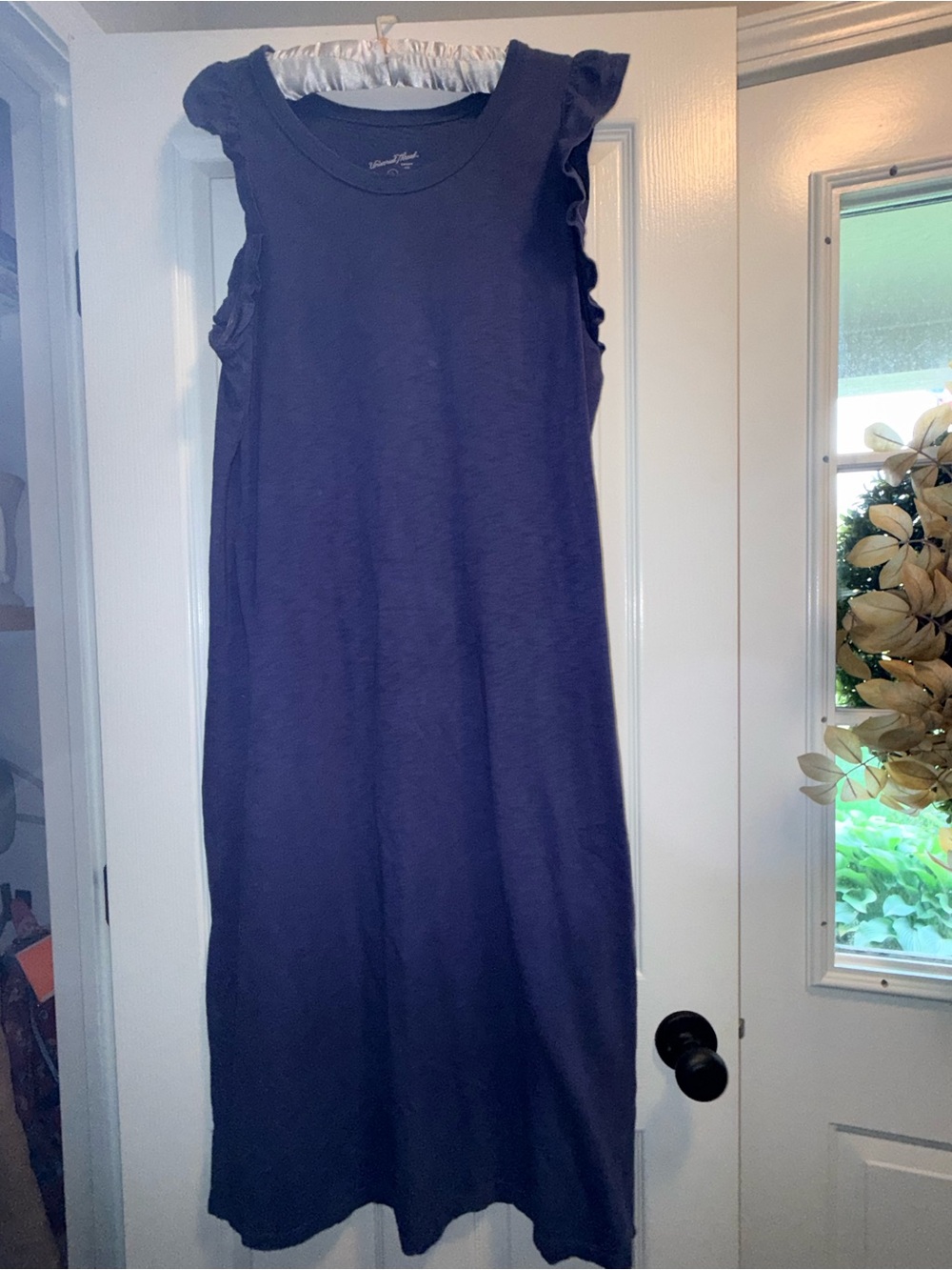 Universal Thread Sleeveless Ruffle-Shoulder Maxi Dress